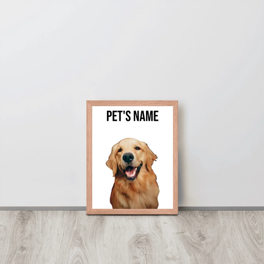 Custom Cartoon Dog Portrait